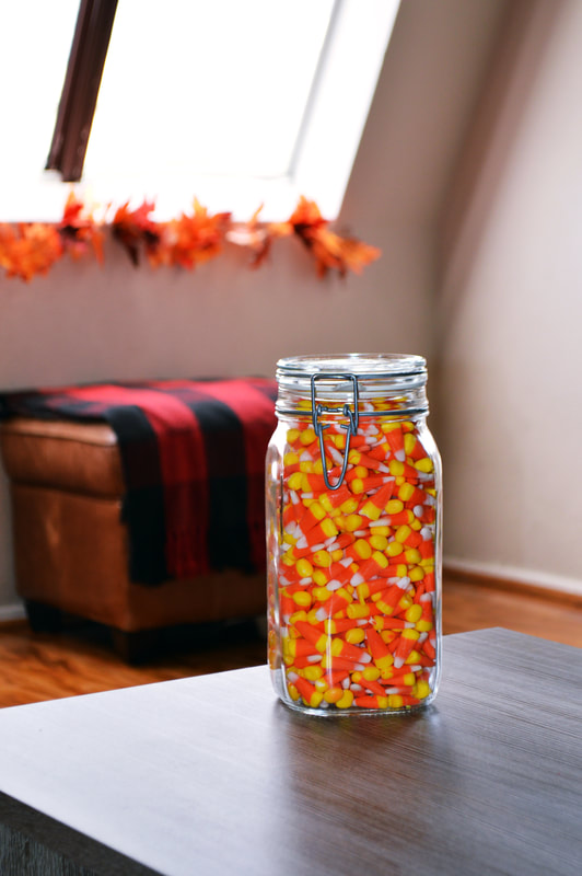 Candy Corn in a Jar