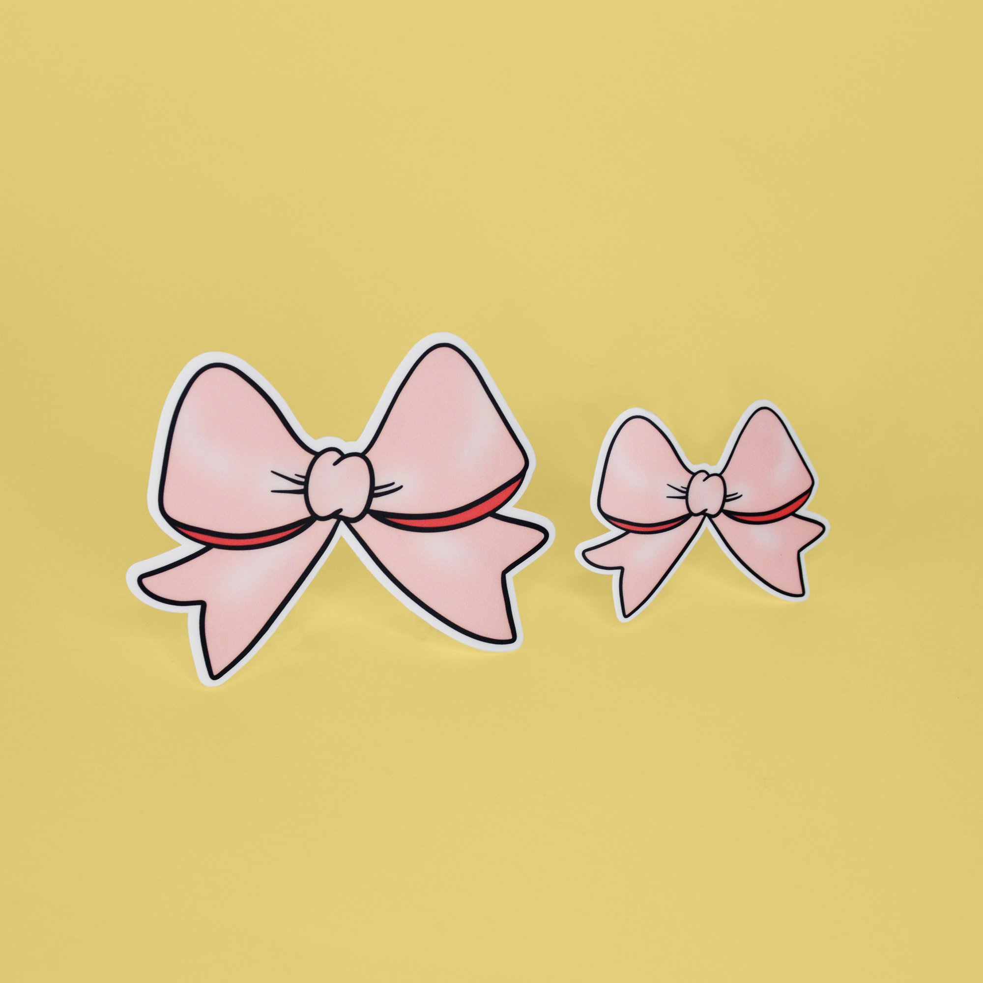 Pink Bow Ribbon - Pink Bow - Sticker